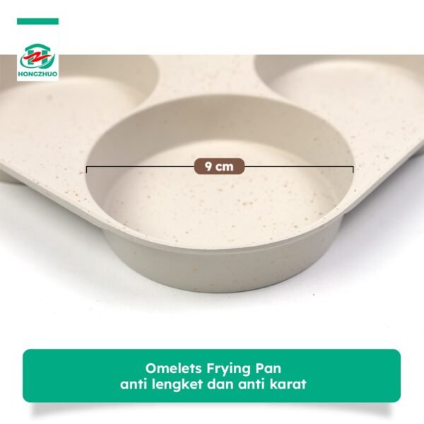 Tamago Wajan Penggorengan 4IN1 Telur Pancake Omlet Pan Breakfast Anti Lengket