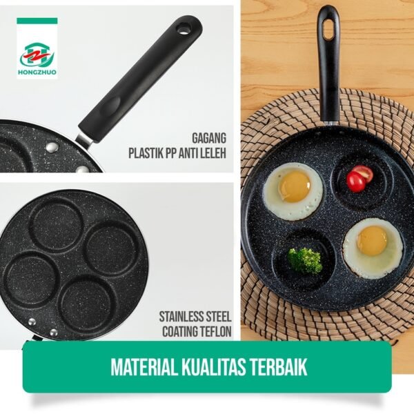 Panci Penggorengan Telur Pancake/Panci Steak Grill Egg Telur Omelet Pan Breakfast / Hamburger Maker