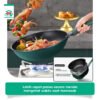 id-11134207-7r991-lroc4b2hir4dfb 3IN1 Emerald Green Wajan Batu Medis dengan Steamer 32 CM Anti Lengket Hijau Premium Panci Kukus Serba Guna 32cm Kitchenware