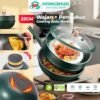 id-11134207-7r991-luq3xw137cgg46 3IN1 Emerald Green Wajan Batu Medis dengan Steamer 32 CM Anti Lengket Hijau Premium Panci Kukus Serba Guna 32cm Kitchenware