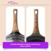 Frypan 28 CM Black Granit Fry Pan Peralatan Masak Dapur Anit Lengket Panci Mpasi
