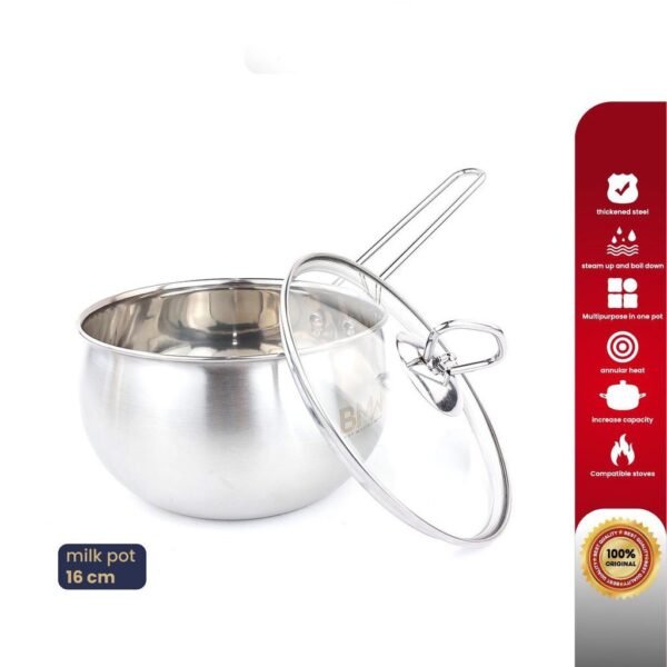 Panci Set Rebus Kualitas Premium Ukuran 16cm dan 18cm