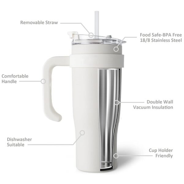 Tumbler 1250ml Hot and Cold BPA FREE / Tumbler Stainless Steel 1.25 Liter Botol Minum 1250ml Stainles Tumblr
