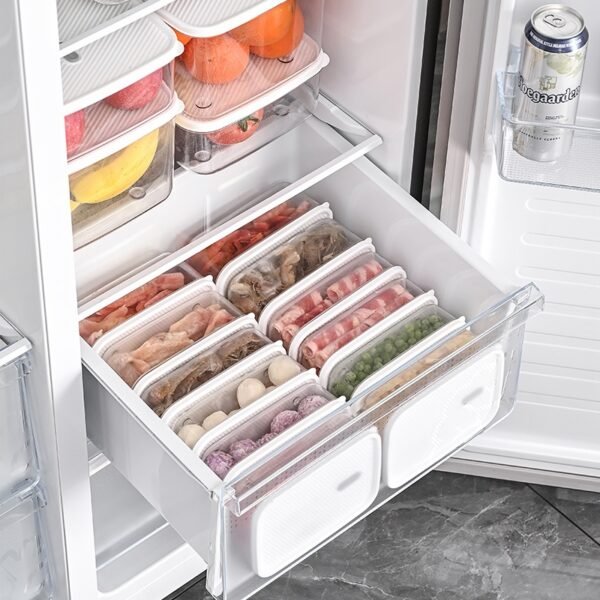 id-11134207-7r992-lu8zqnk0h7vvf2 Wadah Makanan Putih/ Container Kulkas/ Kotak Penyimpanan Makanan Sayur/ Toples Bening Transparan Serbaguna/ BPA Free/ Food Grade