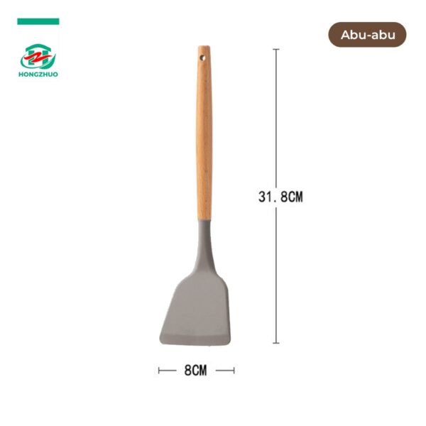 Sutil  Spatula Silikon Tahan Panas Anti Panas Anti Lengket 4 Warna High Quality