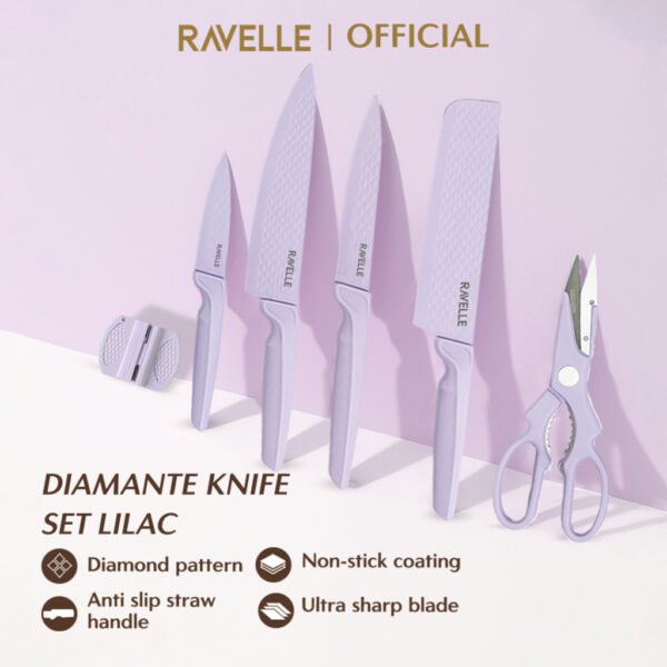 id-11134207-7ra0j-mb3kyxxchyej14 Pisau Set Knife Set 6 in 1 Set - Pisau Dapur Anti Lengket | Diamante