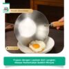 Frypan Stainless Steel Panci Sup Mie Kuah Gagang Kayu Panci Mpasi