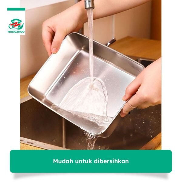 Food Container Stainless Steel Tutup Wadah Box Penyimpanan Makanan Serbaguna