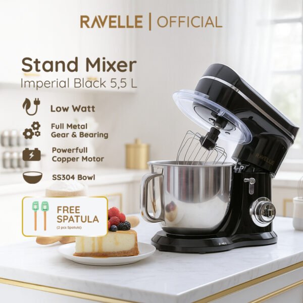 Mixer 5.5L Terra Electric Mixer  | Pengaduk Adonan Roti dan Kue