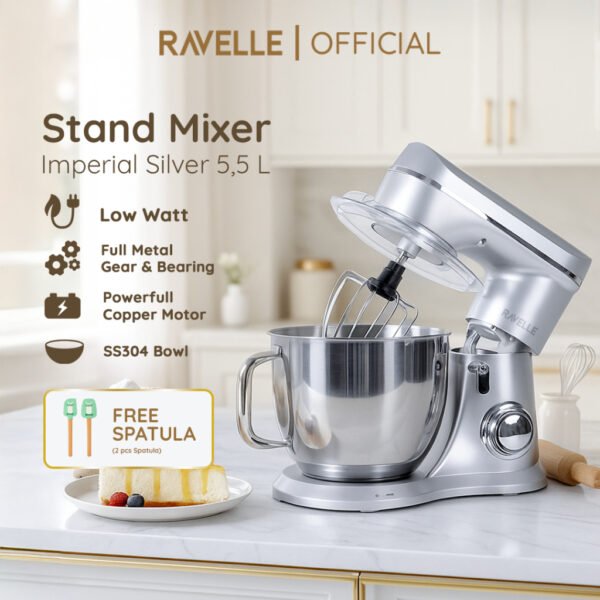 Mixer 5.5L Terra Electric Mixer  | Pengaduk Adonan Roti dan Kue