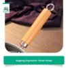 Frypan Stainless Steel Panci Sup Mie Kuah Gagang Kayu Panci Mpasi