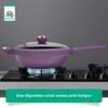 Tifale Elora Wokpan Semi Presto Pengukus Steamer Panci Kukus Anti Lengket Panci Mpasi