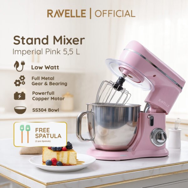 Mixer 5.5L Terra Electric Mixer  | Pengaduk Adonan Roti dan Kue