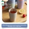 Gelas Set 4 Pcs Wheat Straw Cangkir Plastik Warna Warni