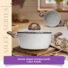 Ailee Series Casserole Pan 24 28 CM Panci Susu Lapisan Anti Lengket Panci Mpasi