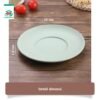 Piring Kecil Plastik Set 4 Pcs Wheat Straw Warna Warni