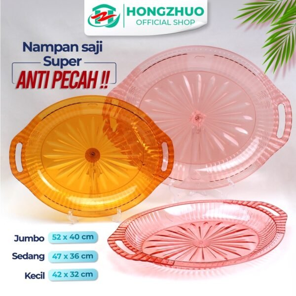 Piring Besar Nampan Mangkok Transparan BPA Free