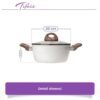 Ailee Series Casserole Pan 24 28 CM Panci Susu Lapisan Anti Lengket Panci Mpasi