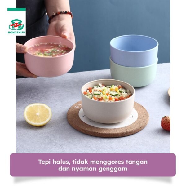 id-11134207-7rasc-m19k5robaxcm1a Mangkok Set 4 Pcs Wheat Straw Bowl Mangkuk Plastik