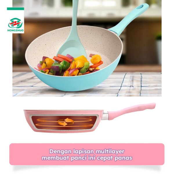 Pan 20CM 24CM 28CM Penggorengan Frypan Anti Lengket Panci Mpasi