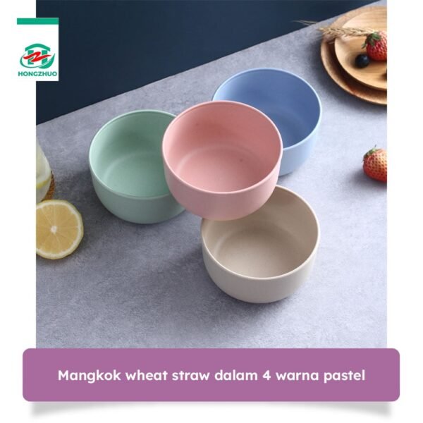 id-11134207-7rasd-m19k5rob9is6f8 Mangkok Set 4 Pcs Wheat Straw Bowl Mangkuk Plastik