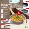 Pan 20cm Granite Coating Anti Lengket Panci Mpasi