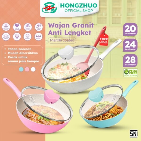 Pan 20CM 24CM 28CM Penggorengan Frypan Anti Lengket Panci Mpasi