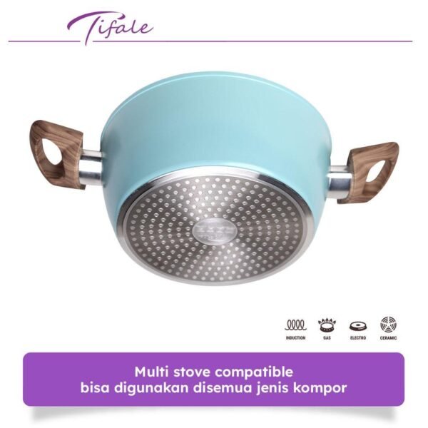 Pan 20CM Marble Coating Panci Susu Anti Lengket