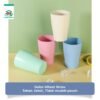 Gelas Set 4 Pcs Wheat Straw Cangkir Plastik Warna Warni