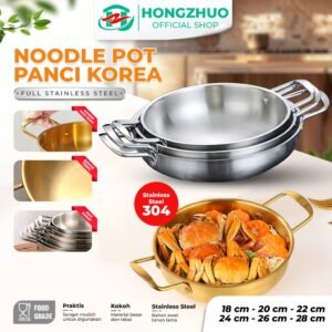 Panci Ramen Ramyun Korea Premium Gold Noodle Soup Pot Stainless