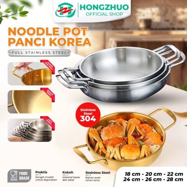 id-11134207-7rasl-m3czuura9wpvd5 Panci Ramen Ramyun Korea Premium Gold Noodle Soup Pot Stainless