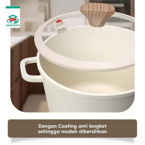 id-11134207-7rbk0-m6qkao802ooc8c Pot Panci Susu Gentong Besar 24CM 28CM with Glass Lid Anti Lengket