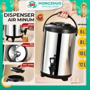 Termos Air Milk Tea Bucket Water 8 10 12 Liter Dispenser Minuman Serbaguna Termos Stainless