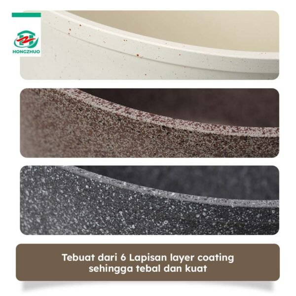 id-11134207-7rbk3-m6qkao80fbxwb1 Pot Panci Susu Gentong Besar 24CM 28CM with Glass Lid Anti Lengket