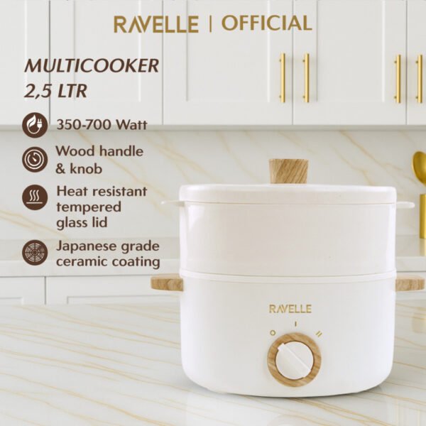 Multicooker - Panci Kukusan Listrik Multifungsi Low Watt