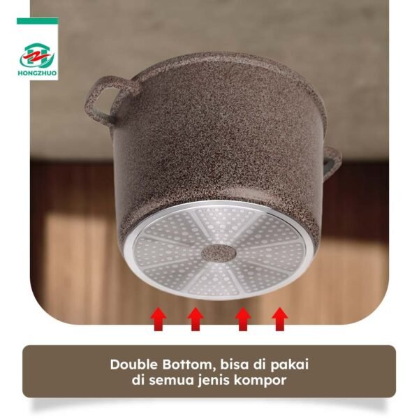 id-11134207-7rbkc-m6qkao7zn8h9fe Pot Panci Susu Gentong Besar 24CM 28CM with Glass Lid Anti Lengket