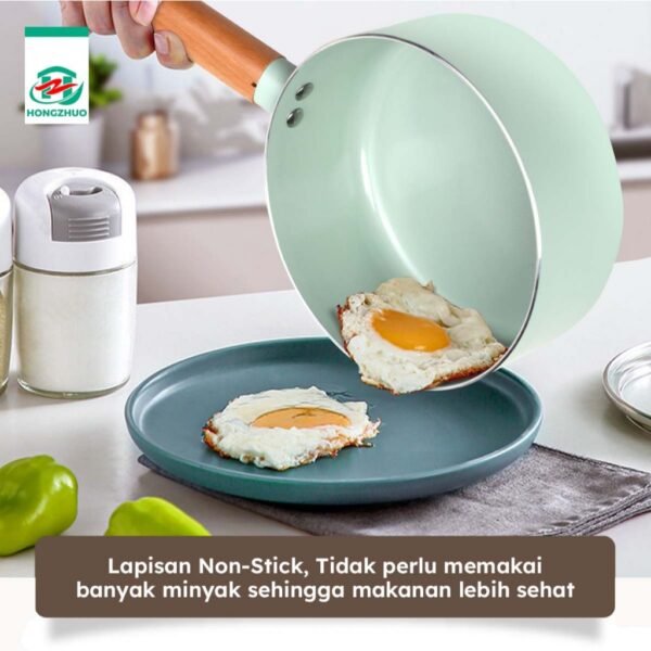 Panci Set 6IN1 Frypan Saucepan Anti Lengket Granite Coating Panci Mpasi