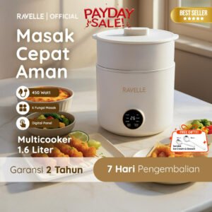 Multicooker - Panci Kukusan Listrik Multifungsi Low Watt