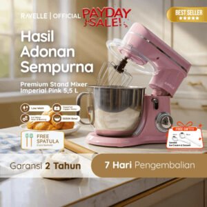 Mixer 5.5L Terra Electric Mixer  | Pengaduk Adonan Roti dan Kue