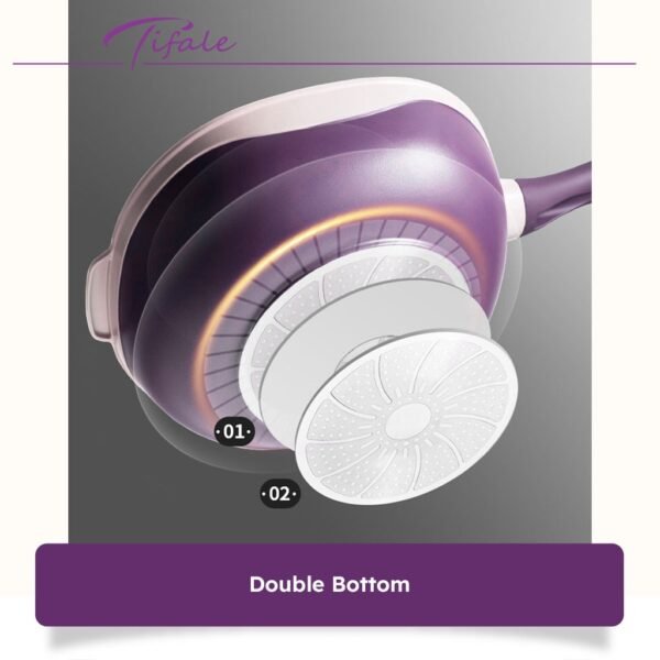 id-11134207-8224w-mgdejkzywmiw44 Tifale Padova Wokpan Steamer Wajan 32CM Panci Kukus Anti Lengket Multifungsi Panci Mpasi