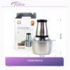 Blender Elektrik Penggiling Daging Stainless 2Liter Multifungsi