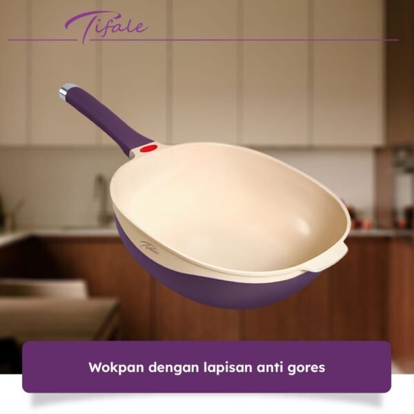 id-11134207-82251-mgdejkzysetkf8 Tifale Padova Wokpan Steamer Wajan 32CM Panci Kukus Anti Lengket Multifungsi Panci Mpasi