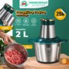 Blender Elektrik Penggiling Daging Stainless 2Liter Multifungsi