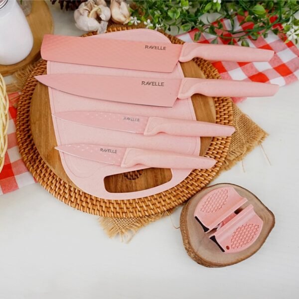 Pisau Set Set 6 in 1 Set - Pisau Dapur Anti Lengket