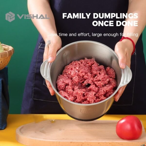 Blender Daging Chopper Meat Grinder Blender STAINLESS Hand Blender Press 2L Baja Tahan Ini Karat