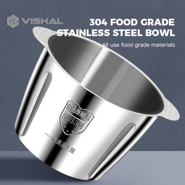 Blender Daging Chopper Meat Grinder Blender STAINLESS Hand Blender Press 2L Baja Tahan Ini Karat