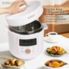 Digital Pressure Cooker 6L Panci Presto Digital 800W Full Digital SS304 12 Menu Timer 24 Jam