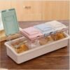 Tempat Bumbu Dapur Serbaguna Termasuk Sendok 4 SET