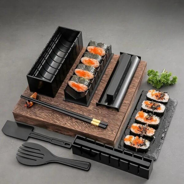 Maker Sushi 10 in 1 Alat Gulung Cetakan Pembuat Bento Makanan Jepang