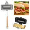 Sandwich Frying Pan Pembuat Roti Bakar Pemanggang Roti Aluminium Anti Lengket
